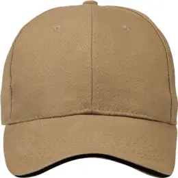 FWRD Promo Sandwich Cap Khaki-Black Front